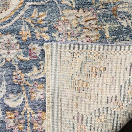 Safavieh Illusion Power Loomed Square Area Rug Cream & Blue - 4 x 4 ft. ILL711M-4SQ